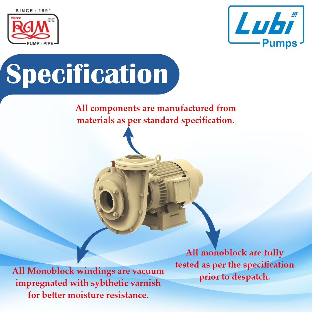 LUBI Centrifugal Monoblock Pump (LBL) (A Class)